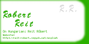 robert reit business card