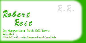robert reit business card